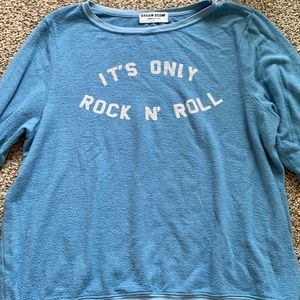 Blue Soft Sweatshirt